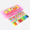 DUCKEY Promotional eco friendly EN71 non toxic bulk cheap stationery wax crayon